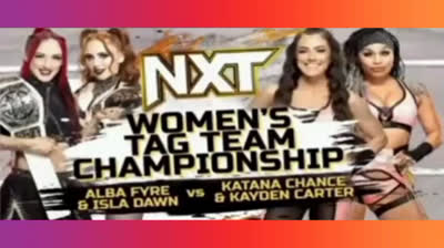 ALBA FYRE & ISLA DAWN VS KATANA CHANCE & KAYDEN CARTER - NXT 2 DE MAYO DE 2023