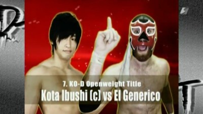 Who's Gonna Top? 2012 - El Generico vs Kota Ibushi